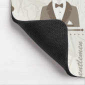 Retro-Muster für Männer Mousepad (Ecke)