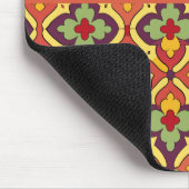 Retro-Muster für Quarterfolie Mousepad (Ecke)