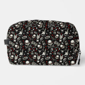 Retro-Muster für Schwermetalle Waschbeutel (Vorderseite)