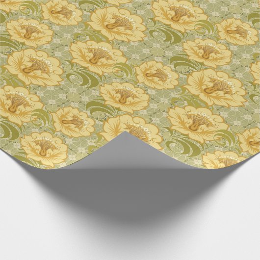 Retro-Muster Geschenkpapier (Ecke)