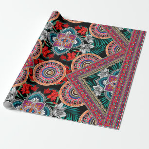 Retro-Muster Geschenkpapier