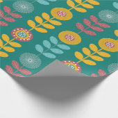 Retro-Muster Geschenkpapier (Ecke)