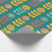 Retro-Muster Geschenkpapier (Ecke)