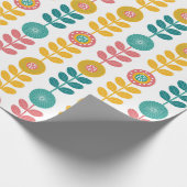Retro-Muster Geschenkpapier (Ecke)