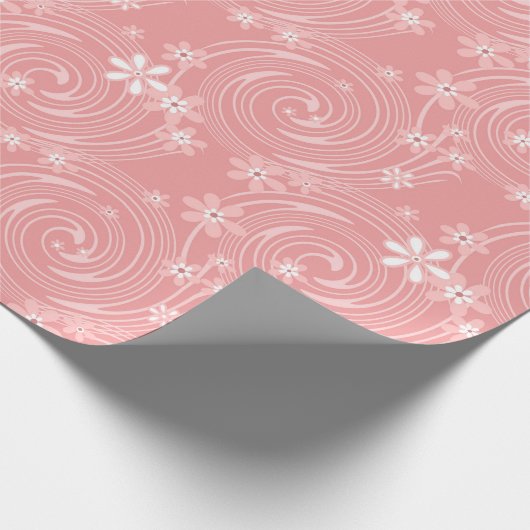 Retro-Muster Geschenkpapier (Ecke)