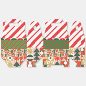 Retro-Muster Geschenkschachtel (Ungeklappt)