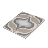 Retro-Muster Grau Fliese (Seite)