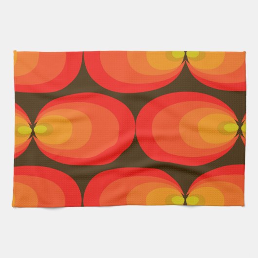 Retro-Muster Handtuch (Horizontal)