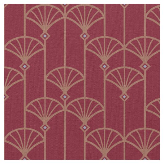 Retro-Muster im Art-déco-Stil. Stoff (Nahaufnahme)