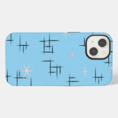 Retro-Muster iPhone Hülle (Rückseite (Horizontal))