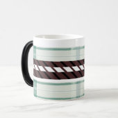 Retro-Muster Kaffee-Tasse Verwandlungstasse (Vorderseite Links)