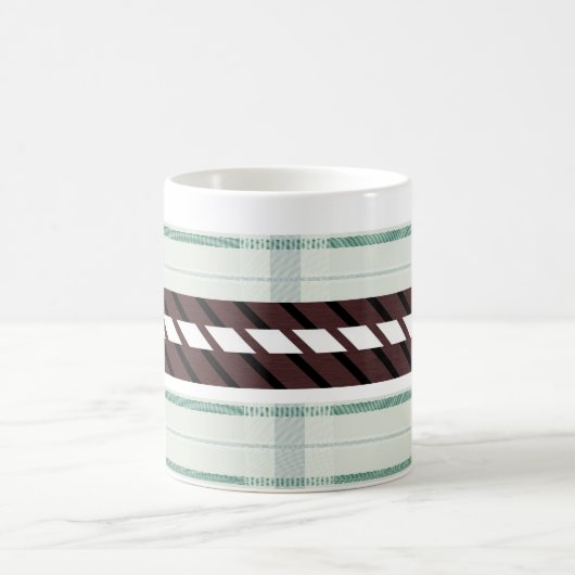 Retro-Muster Kaffee-Tasse Verwandlungstasse (Mittel)