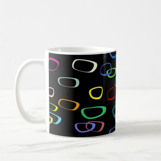 Retro-Muster Kaffeetasse (Links)
