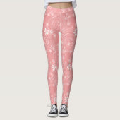 Retro-Muster Leggings (Vorderseite)