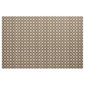 Retro-Muster mit braunen und beigen Farben Stoff (Fat Quarter (45,7 x 55,9 cm))