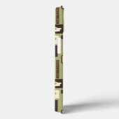 Retro-Muster mit Geschirr zum Frühstück Case-Mate iPhone Hülle (Rückseite / Rechts)