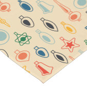 Retro Muster Mitte des Jahrhunderts mit Weihnachts Kurzer Tischläufer (Ecke)