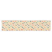 Retro Muster Mitte des Jahrhunderts mit Weihnachts Kurzer Tischläufer (Horizontal)