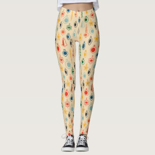 Retro Muster Mitte des Jahrhunderts mit Weihnachts Leggings