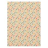 Retro Muster Mitte des Jahrhunderts mit Weihnachts Tischdecke (Vorderseite)