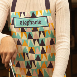 Retro-Muster Mitte des Jahrhunderts Schürze