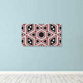 Retro-Muster Nahtlose Leinwand (Insitu (Holzboden))