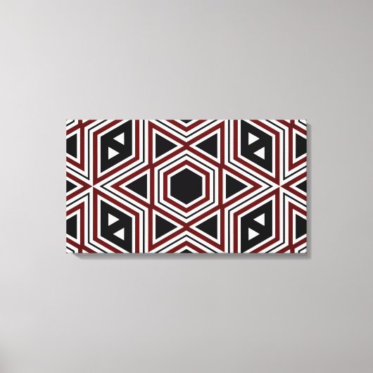 Retro-Muster Nahtlose Leinwand (Vorderseite)