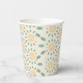 Retro Muster Papier Cup Pappbecher (Links)