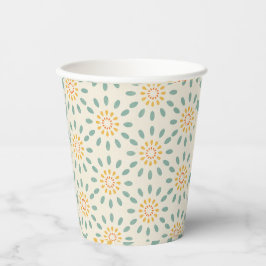 Retro Muster Papier Cup Pappbecher