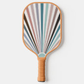 Retro-Muster Pickleball Schläger (Rückseite)