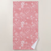 Retro-Muster Strandtuch (Vorderseite)