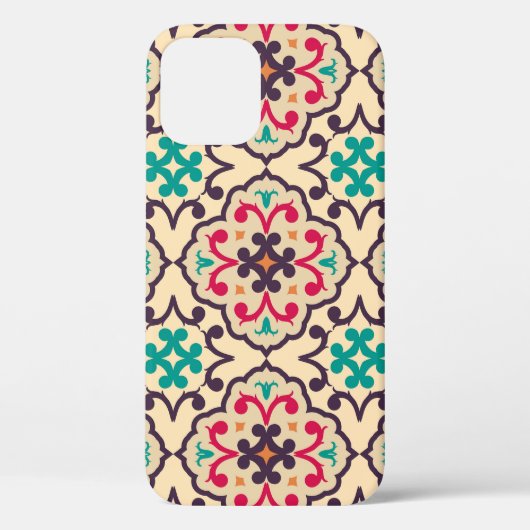 Retro-Muster: Tapete, Textildesign Case-Mate iPhone Hülle (Rückseite)