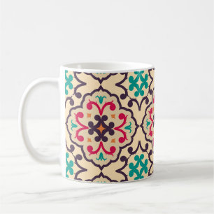 Retro-Muster: Tapete, Textildesign Kaffeetasse