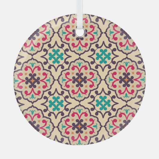 Retro-Muster: Tapete, Textildesign Ornament Aus Glas (Vorderseite)