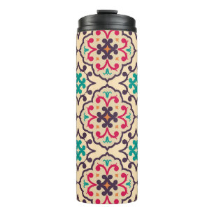 Retro-Muster: Tapete, Textildesign Thermosbecher