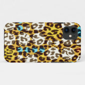 Retro-Muster, Textur des Leoparden beim Tier 5 Case-Mate iPhone Hülle (Rückseite (Horizontal))