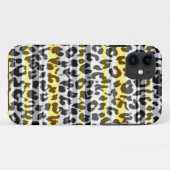 Retro Muster, Textur des Leopardenmusters Case-Mate iPhone Hülle (Rückseite (Horizontal))