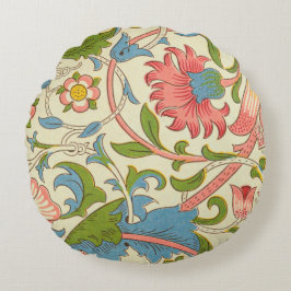 Retro-Muster Vintag floral Willam Morris niedlich Rundes Kissen