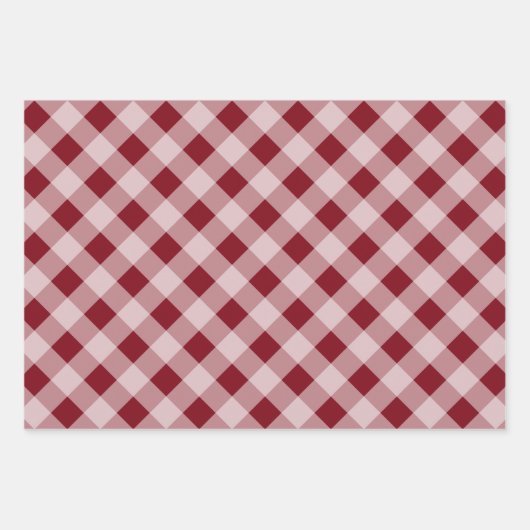 Retro Muster Weihnachtswrapping Papier Sortiment (Vorderseite 3)