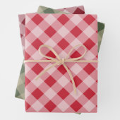 Retro Muster Weihnachtswrapping Papier Sortiment (Beispiel)