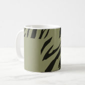 Retro Muster Zebra Pop Art 2 Kaffeetasse (Vorderseite Links)