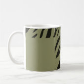 Retro Muster Zebra Pop Art 2 Kaffeetasse (Links)