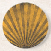 Retro Musterhintergrund Getränkeuntersetzer (Vorne)