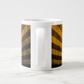 Retro-Musterhintergrund Jumbo-Tasse (Rückseite)