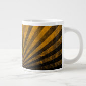 Retro-Musterhintergrund Jumbo-Tasse (Rechts)