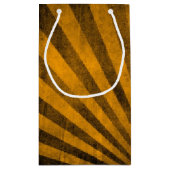 Retro Musterhintergrund Kleine Geschenktüte (Rückseite)