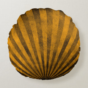 Retro Musterhintergrund Rundes Kissen