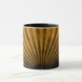 Retro Musterhintergrund Tasse (Zentrum)
