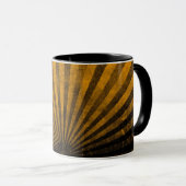 Retro Musterhintergrund Tasse (VorderseiteRechts)