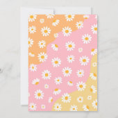 Retro Muted Tones Boho Hippy Vibes Brautparty Einladung (Rückseite)